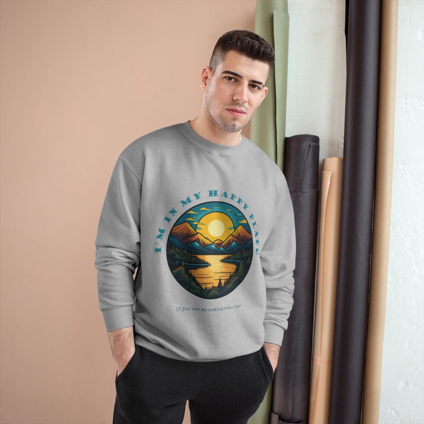 Happy Place Champion Sweatshirt